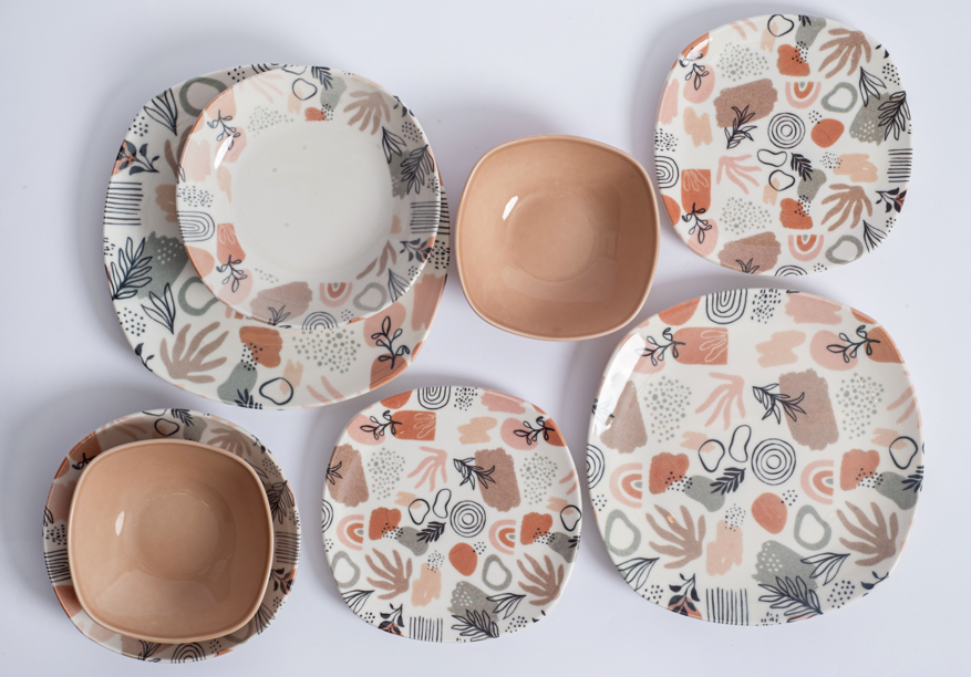 Piazza Earthy Blooms - 24 pieces - 31091