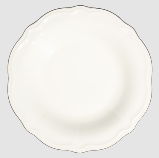 Porser | Fulya Platinum Gilding Dinner Set - 24 Pieces