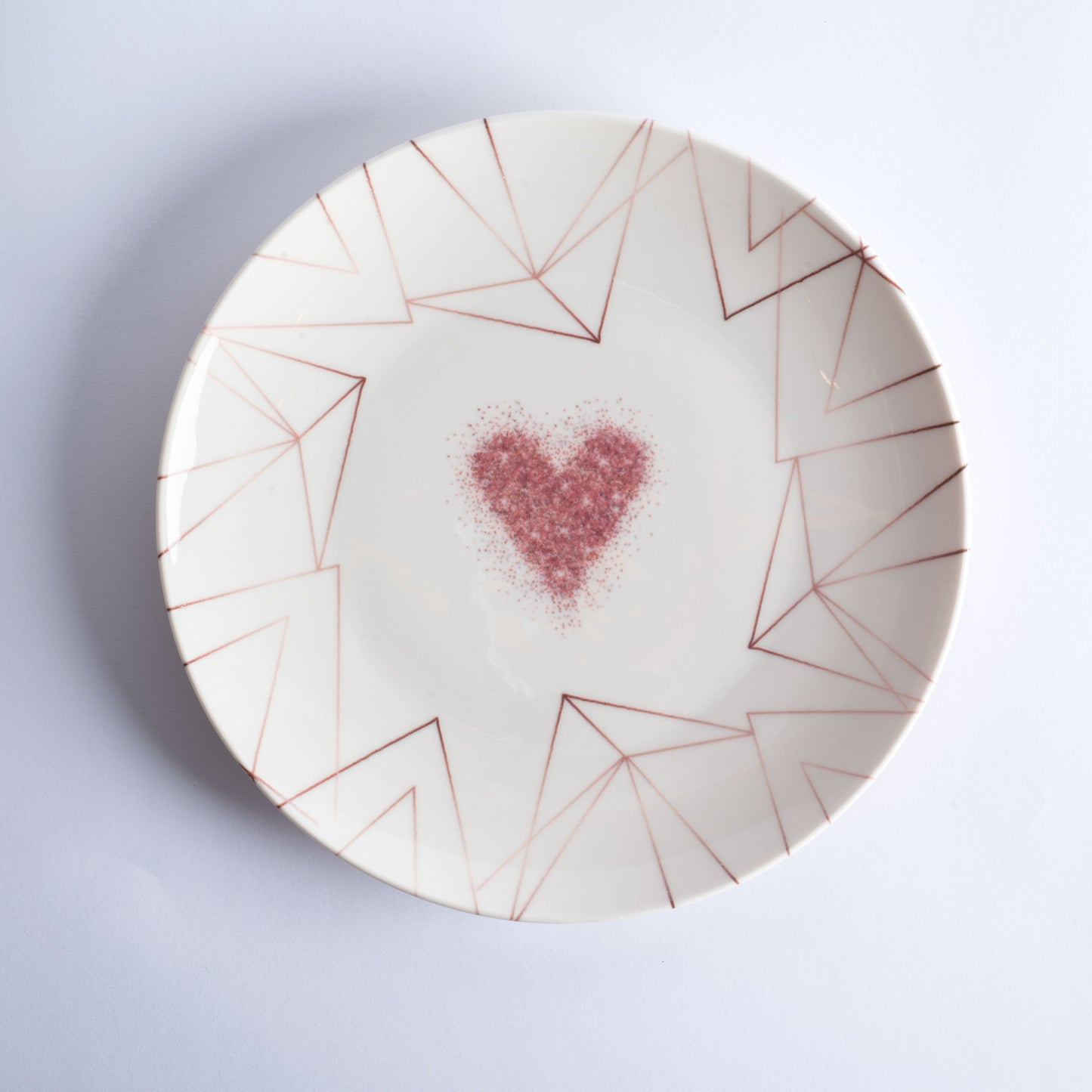 Chic Rosy Heart - 24 pieces - 31112
