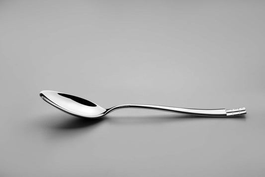 طقم أدوات مائدة ديديم استانليس مط - 89 قطعة - 12 شخصًا - صندوق