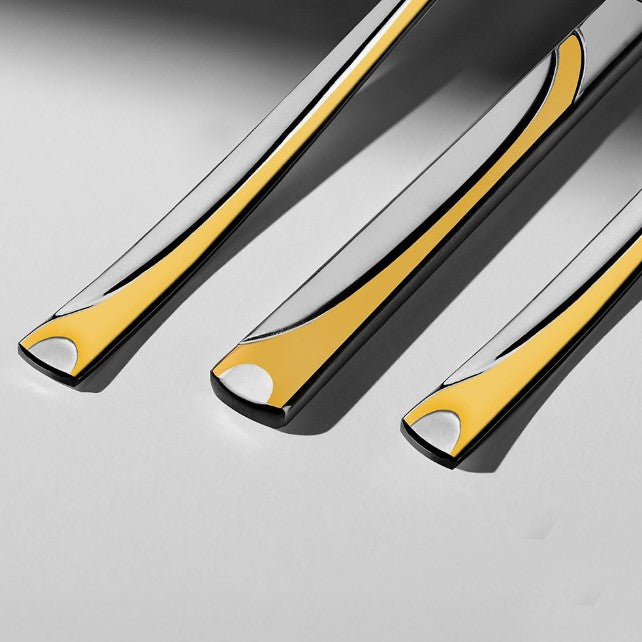 FIESTA GOLD+SANDBLAST - 89 PIECE - 12 PERSON - BOXED CUTLERY SET