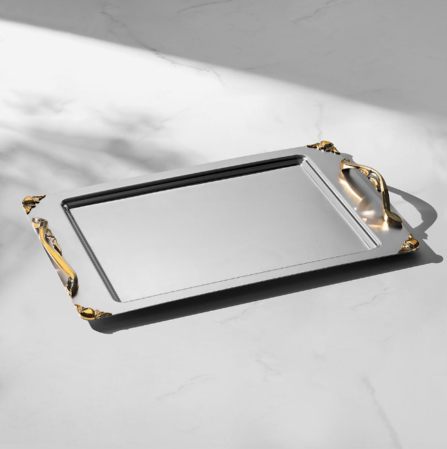 SARE GOLD+SANDBLAST - TRAY SET - 2-PIECE
