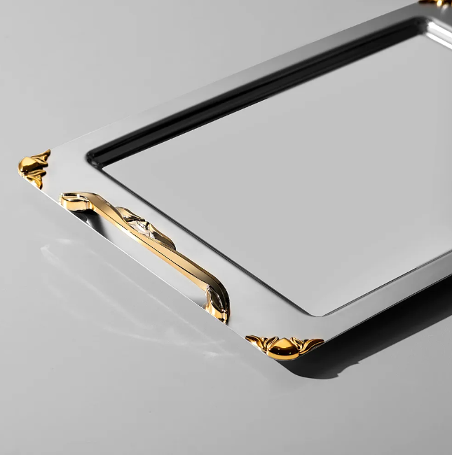 SARE GOLD+SANDBLAST - TRAY SET - 2-PIECE