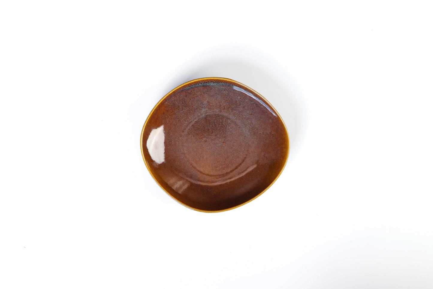 Reactive Glaze Brown Dinner - 24 pieces - R40