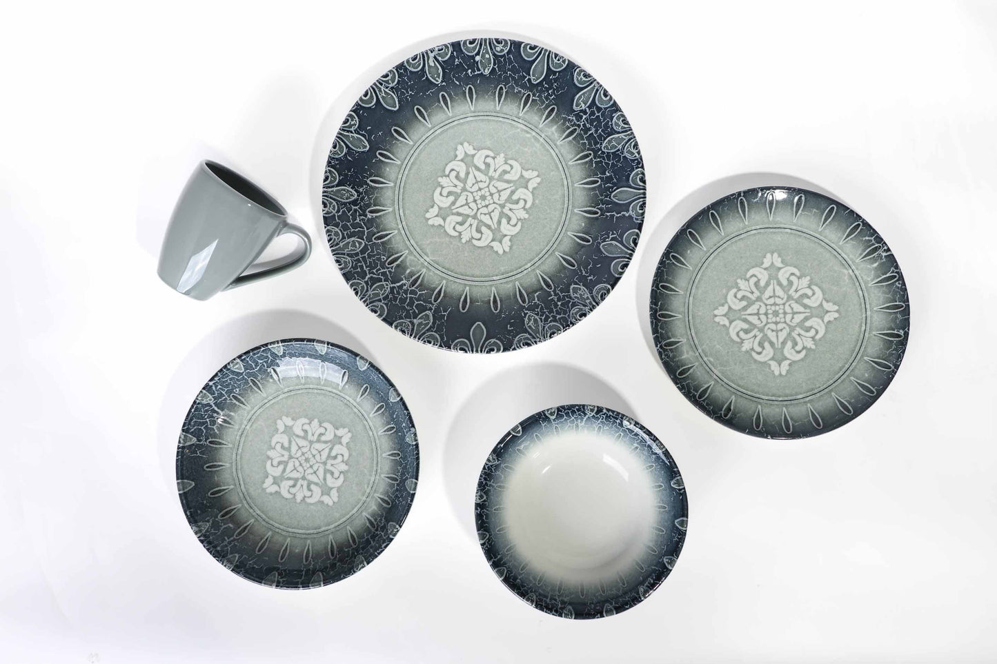 Lona Green Dinner Set - 30 Pieces - 31040