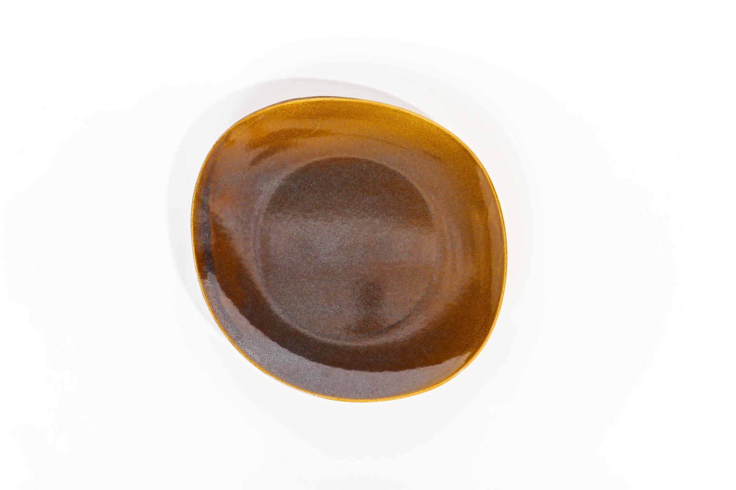 Reactive Glaze Brown Dinner - 24 pieces - R40