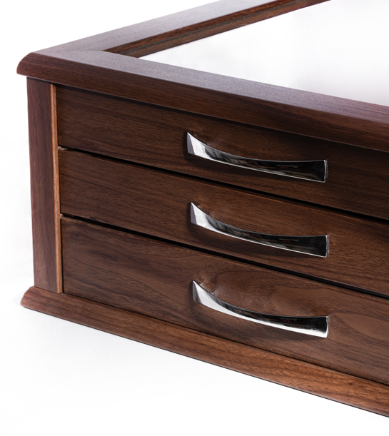 طقم أدوات مائدة زريف تيتانيوم مط - 89 قطعة - 12 شخصًا - صندوق