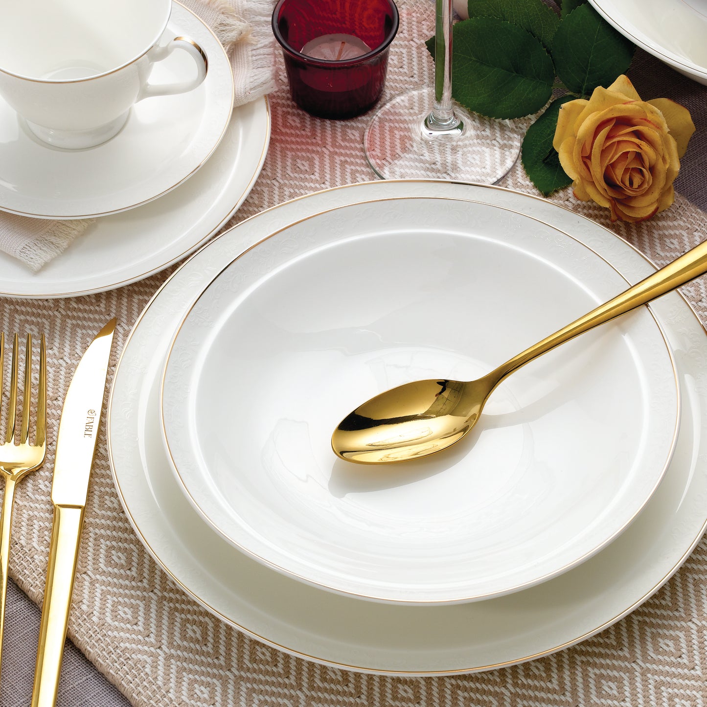 RAYAN BONE PEARL – WEDDINGSET – 60 PIECES – WDY240602-0