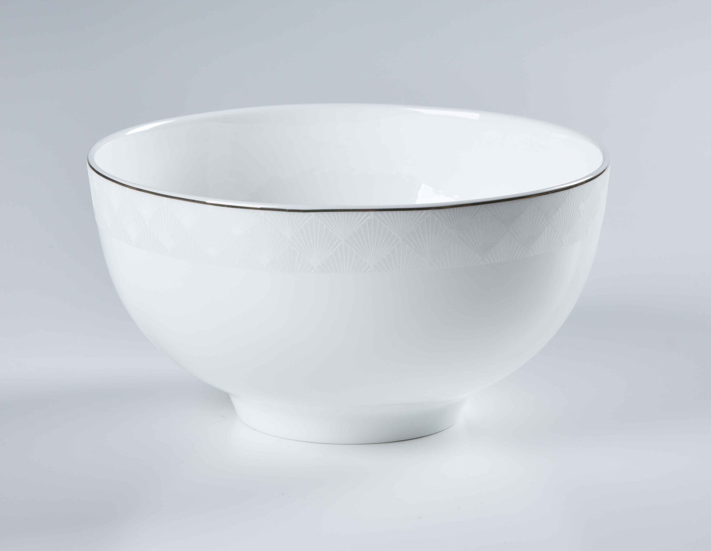 WHITE & GOLD SYMPHONY - 60 PIECE DINNER SET FOR 6 PEOPLE - FREYA - B24-002