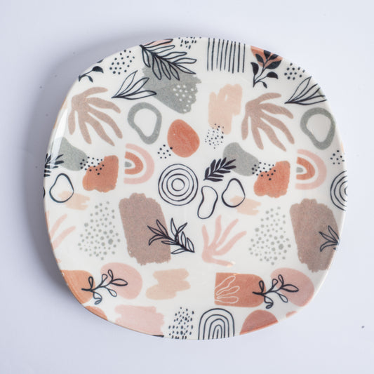 بيازا طقم عشاء أزهار ترابية - 31091