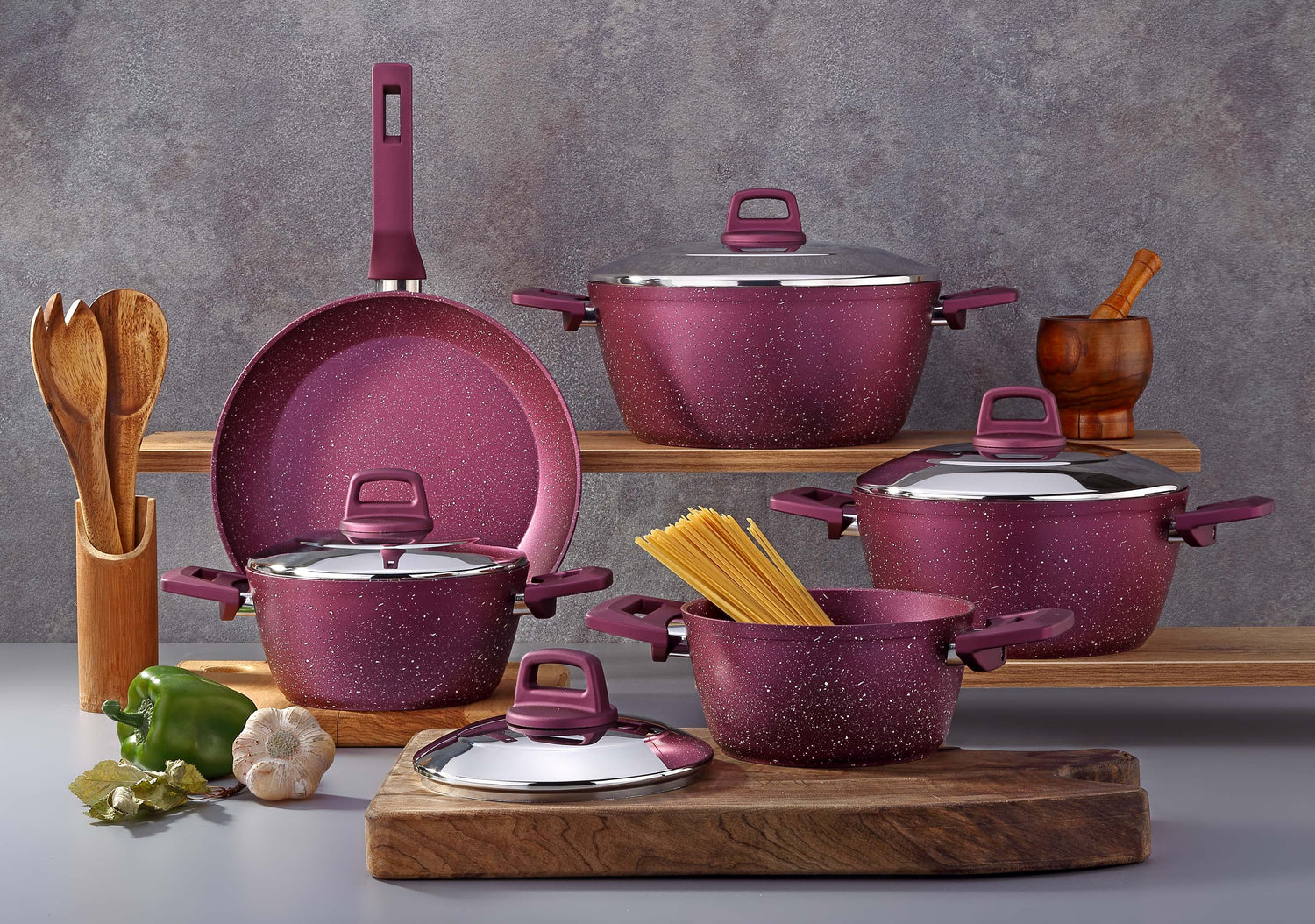 Teflon - Titanium Cookware Sets