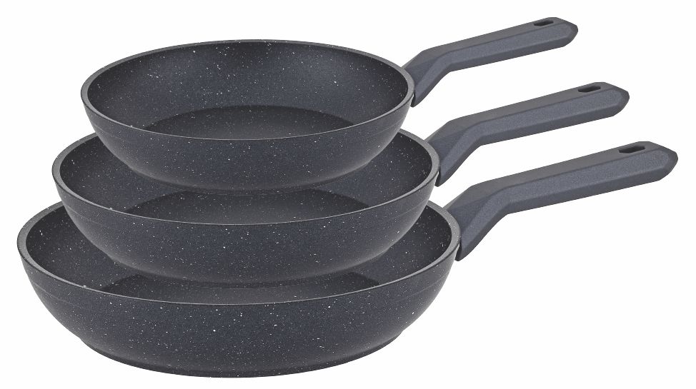 VIVALDI - ECO 3 PCS FRYPAN SET - DARK BLUE