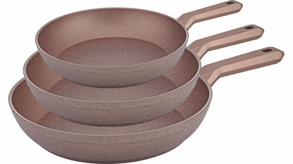 VIVALDI - ECO 3 PCS FRYPAN SET - DARK BLUE