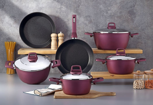 Ecoten 10-Piece Teflon Titanium Cookware Set