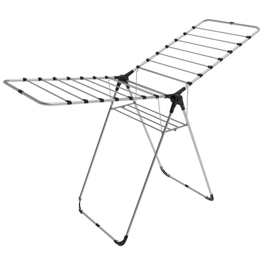 LAUNDRY DRYER - ISABELLA BLACK + BASKET | FOLDABLE 2-WING STEEL