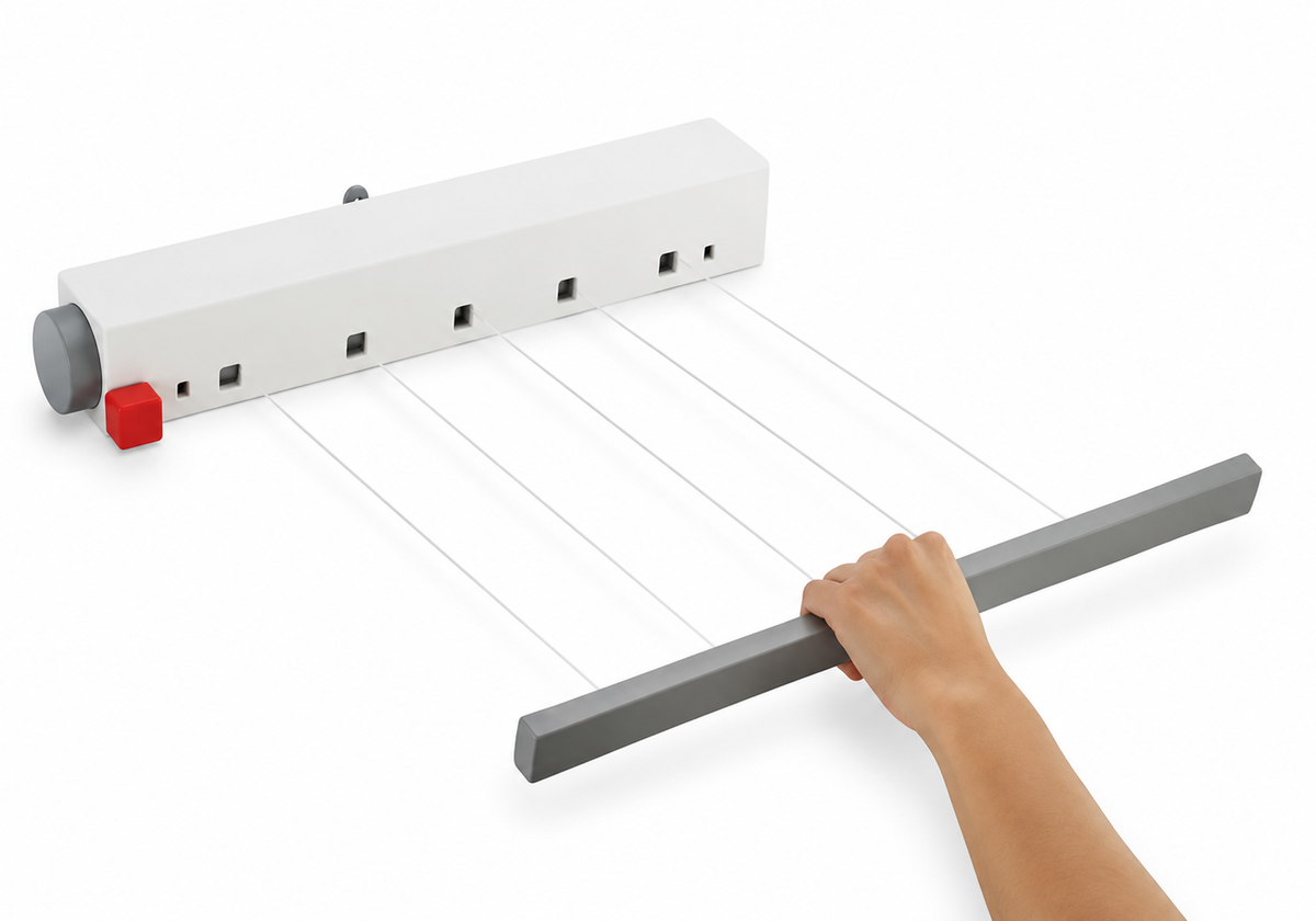 LAUNDRY DRYER - PULL & HANG - 57039 | Foldable 2-Wing Steel