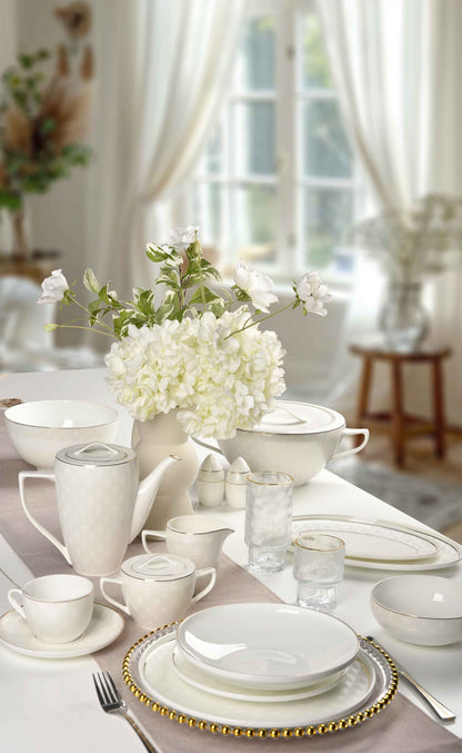 IMPERIAL TOUCH - 60 PIECE DINNER SET FOR 6 PEOPLE - FREYA - B24-001