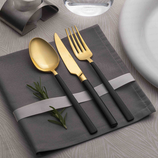 DALYAN - COLORS - 12 Person - 89 Piece - Boxed Cutlery Set