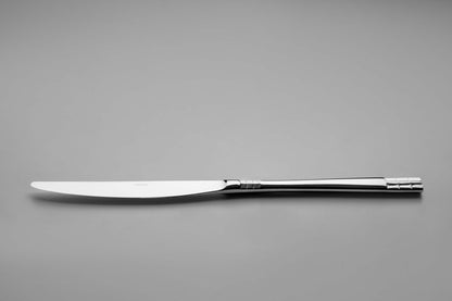 طقم أدوات مائدة ديديم بلمسة نهائية من المرآة - 89 قطعة - 12 شخصًا - صندوق