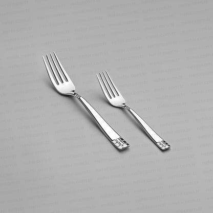 DIDIM Mirror Finish Cutlery Set - Boxed Wood - 89 Pieces