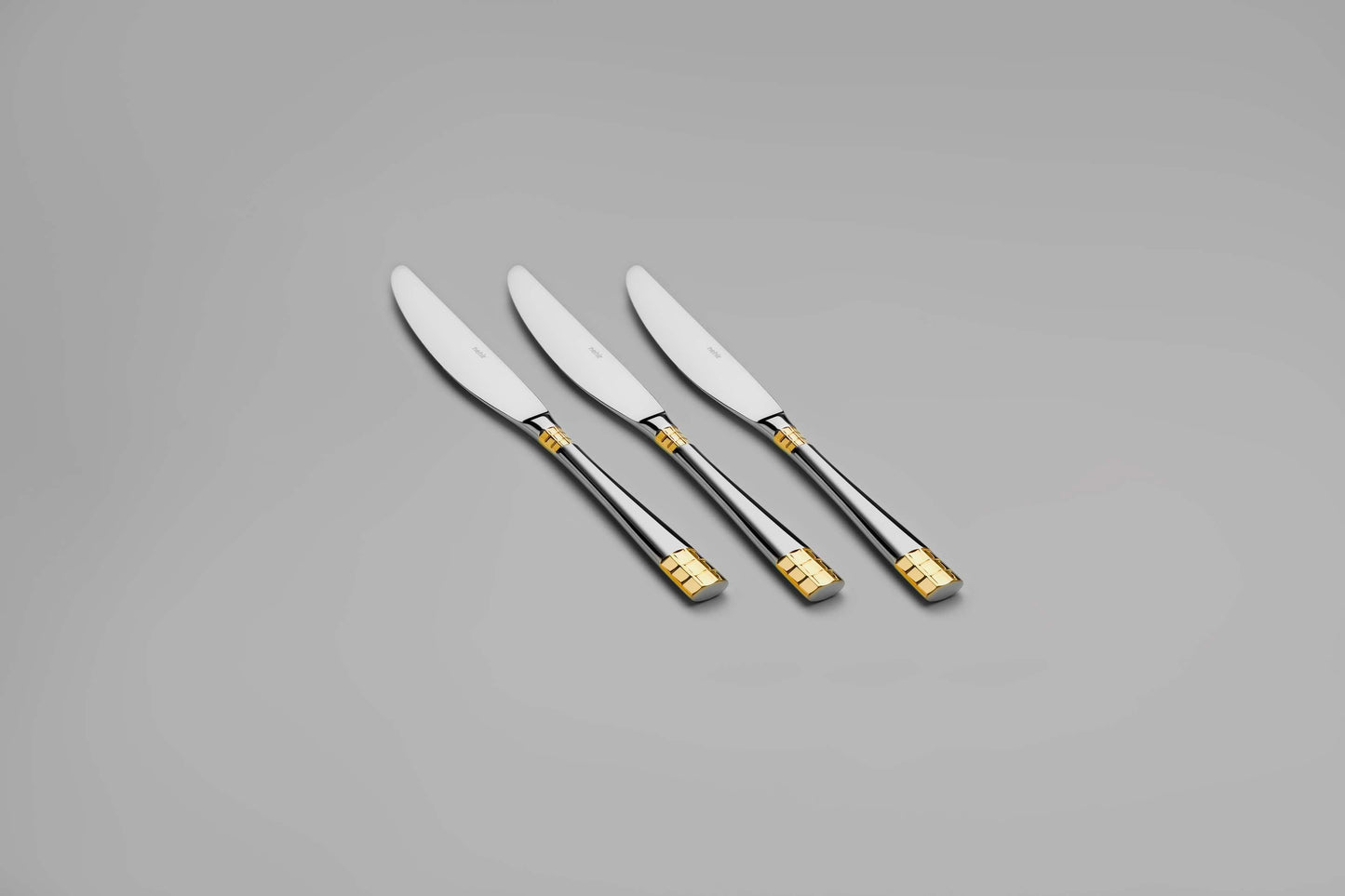 DIDIM GOLD+SANDBLAST - 89 PIECE - 12 PERSON - BOXED CUTLERY SET