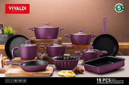 Vivaldi Tefal Set - 15 Pieces