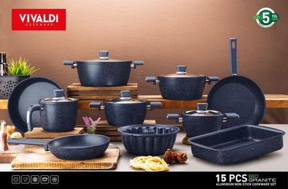 Vivaldi Granite Set -159 Pieces