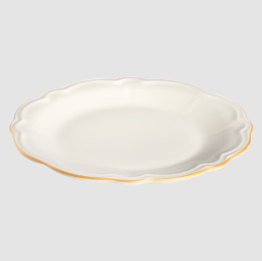 Porser | Fulya Gold File Dinner Set - 18 Pieces