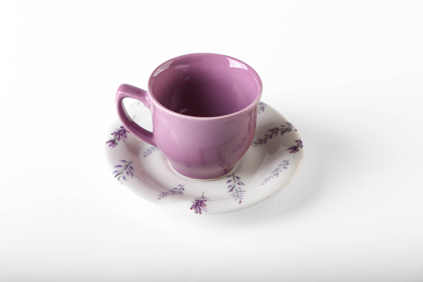 Bonsai Lavender and purple flower Design Dinner Set