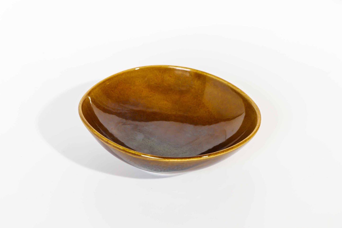 Reactive Glaze Brown Dinner Set