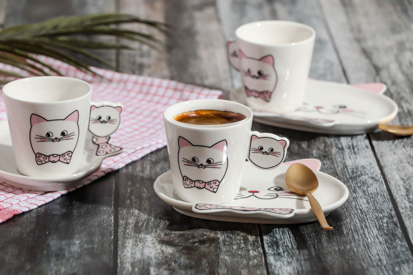 Al-Rashad - Cat Print Coffee Individual