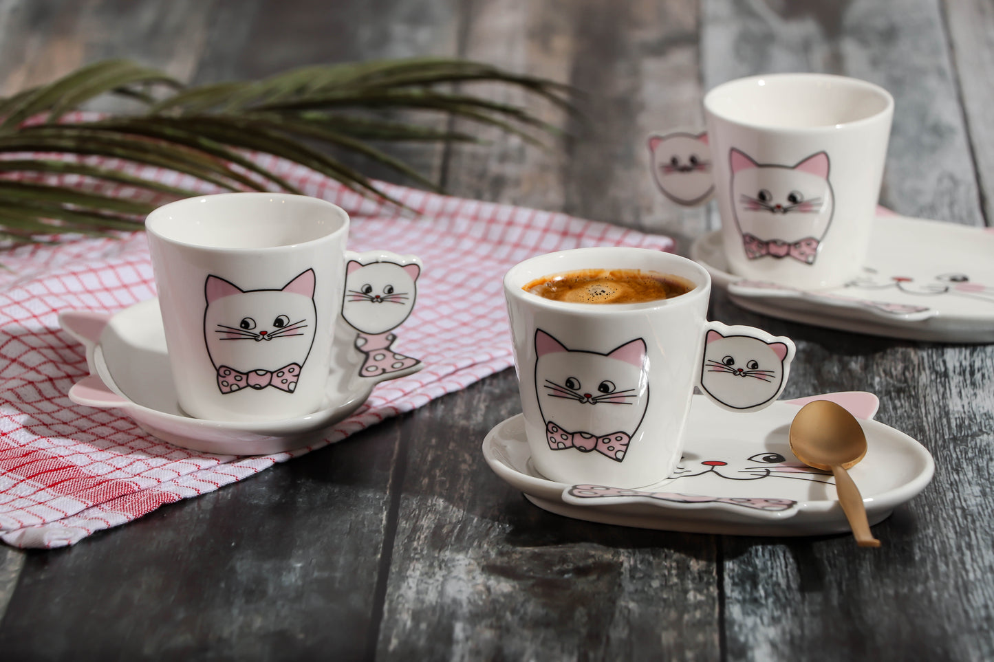 Al-Rashad - Cat Print Coffee Individual