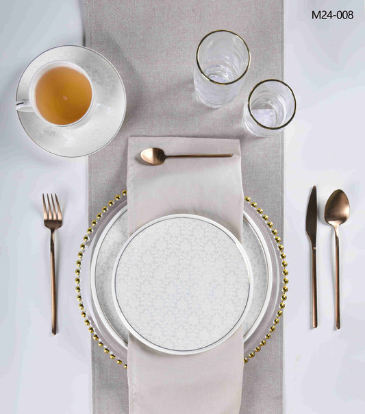 LUXE HARMONY - 60 PIECE DINNER SET FOR 6 PEOPLE - FREYA - M24-008A.