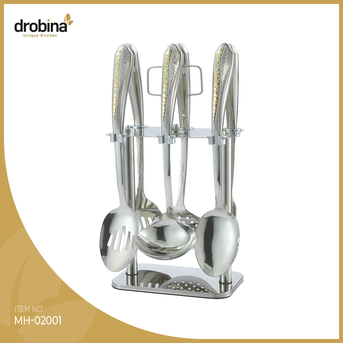 Drobina Set of 7-piece - MH-02001 Stainless Utensils