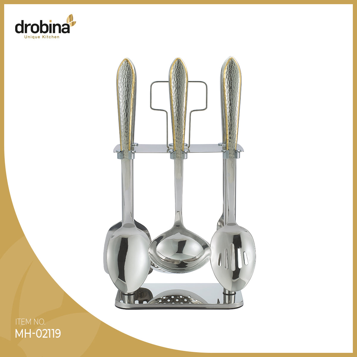 Drobina Set of 7-piece - MH-02119 Stainless Utensils