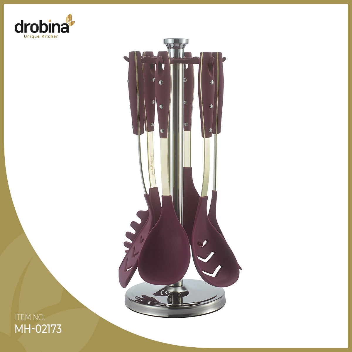 Drobina Set of 7-piece - MH-02173 Silicon Utensils