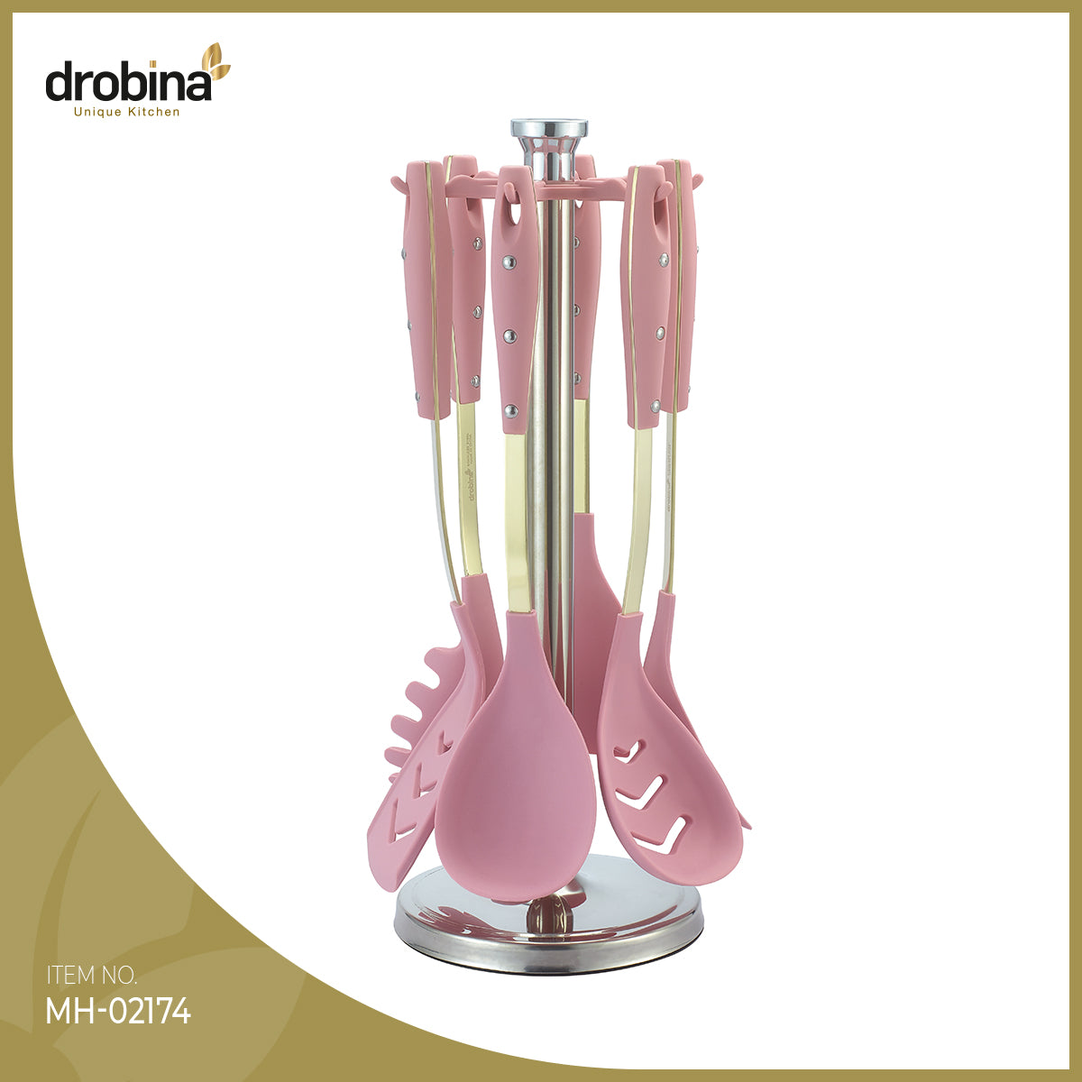 Drobina Set of 7-piece - MH-02174 Silicon Utensils