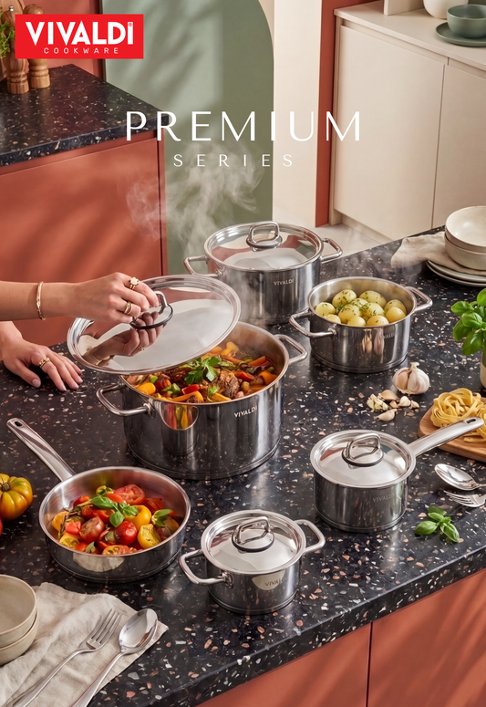 Vivaldi Premium 11-Piece Cookware Set