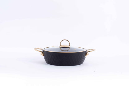 Vivaldi - Lidya Diamond - 9-Piece Cookware Set - Dark Blue