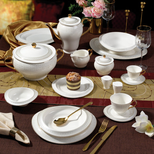 Puria - BONE PEARL - WEDDINGSET – 60 PIECES – WDY240908-1