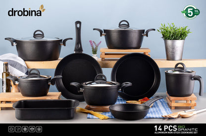 Drobina Tefal Bio Titanium Cookware Set - 14 Pieces - 106177