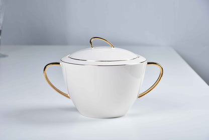 ETERNA PORCELAIN - 60 PIECE DINNER SET FOR 6 PEOPLE - ORGANIC - YZ24-001G