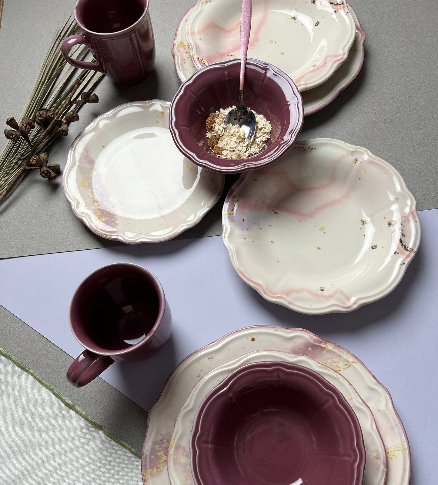 Fulya Dinner Set - 30P-PRS1034