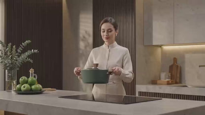 Vivaldi - Bio Granite Cookware Set with Stainless Steel Lids - 13 Pieces