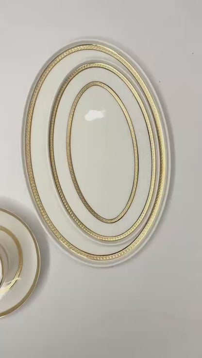 ROYAL ELEGANCE - 60 PIECE DINNER SET FOR 6 PEOPLE - FREYA - A23-052