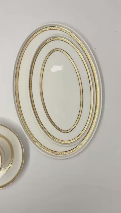 ROYAL ELEGANCE - 60 PIECE DINNER SET FOR 6 PEOPLE - FREYA - A23-052